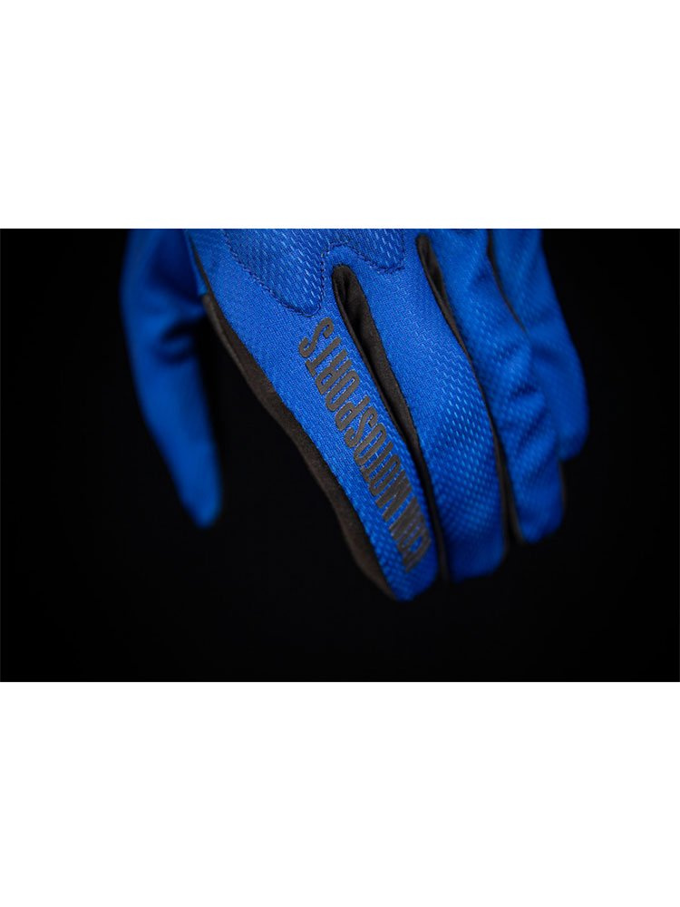Rękawice motocyklowe Icon Anthem 2 niebieskie