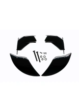Owiewki hamulców Puig Yamaha T-MAX 560 (22-), T-MAX 560 TECH MAX (25-) czarne