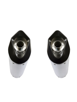 Tłumik motocyklowy G.P.R Furore Nero Aprilia Pegaso 3 650 (97-00) aluminiowy, z homologacją