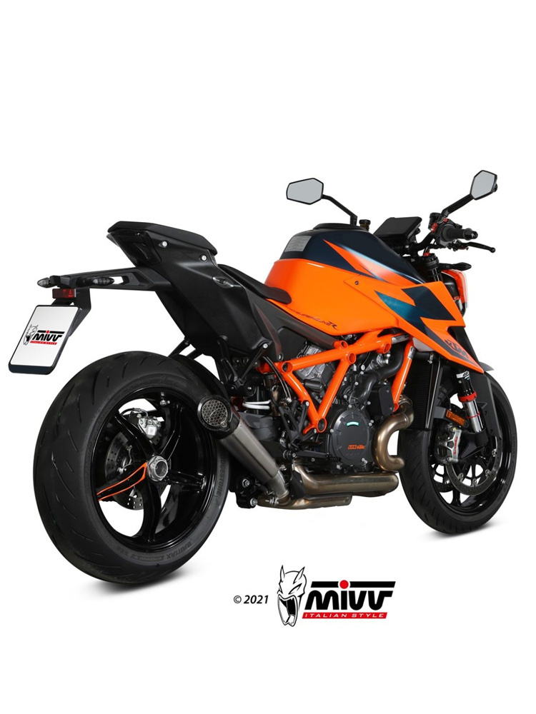 Tłumik motocyklowy Slip-On (X-M5) MIVV do KTM Superduke 1290 (20-) titanium