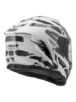 Kask integralny LS2 FF818 Storm III Kaos szaro-biały