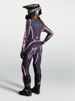 Spodnie cross damskie Alpinestars MX Stella Fluid Apex V2 różowe
