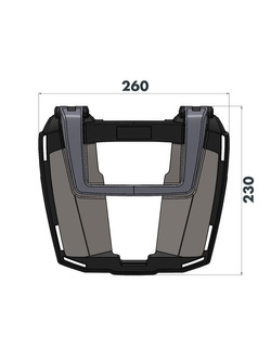 Stelaż pod kufer centralny Hepco&Becker EasyRack BMW F 800 GS Adventure (13-18)