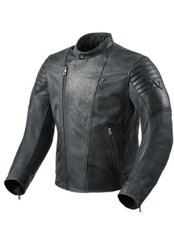 Kurtka motocyklowa skórzana REV’IT! Surgent czarna