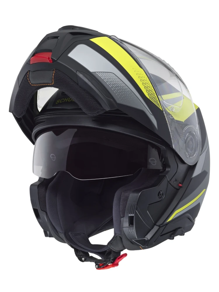 Kask szczękowy Schuberth Concept Tracer czarno-szaro-żółty