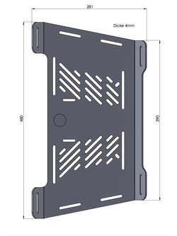 Poszerzenie bagażnika Hepco&Becker BMW F 850 GS [18-23]