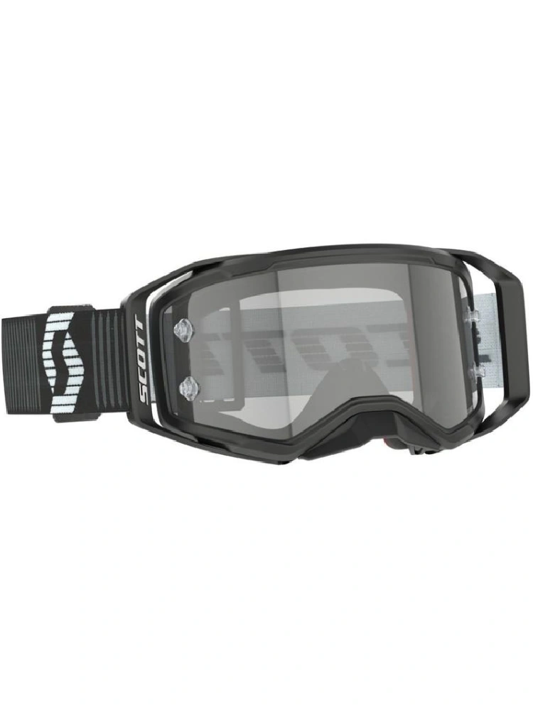 Gogle motocyklowe Scott Prospect 2.0 LS jasnoszarą szybką fotochromową, czarno-białe