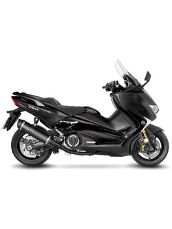 Pełny układ wydechowy LeoVince LV One Evo Black Edition Header Pipe [Stainless Steel, bez homologacji] do Yamahy T-Max 560/Tech Max (20-), T-Max 530 ABS/DX/SX (17-19)