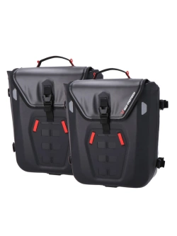 Sakwy motocyklowe wodoodporne SysBag WP M/M SW-Motech + stelaże SLC Royal Enfield Classic 650 (25-)/ Shotgun 650 (22-) [poj.: 2 x 17-23l]