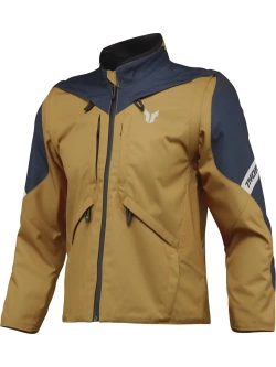 Kurtka enduro damska Thor Terrain brązowo-granatowa