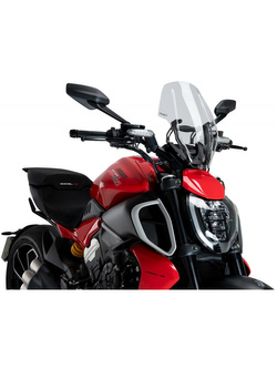 Owiewka motocyklowa turystyczna PUIG Naked New Generation Ducati Diavel V4 (24-) przezroczysta