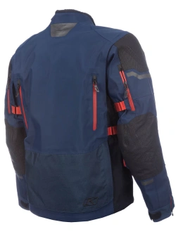 Kurtka motocyklowa tekstylna Klim Badlands Pro niebiesko-czerwona