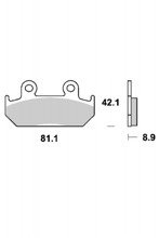 KLOCKI HAMULCOWE SBS 593 HS