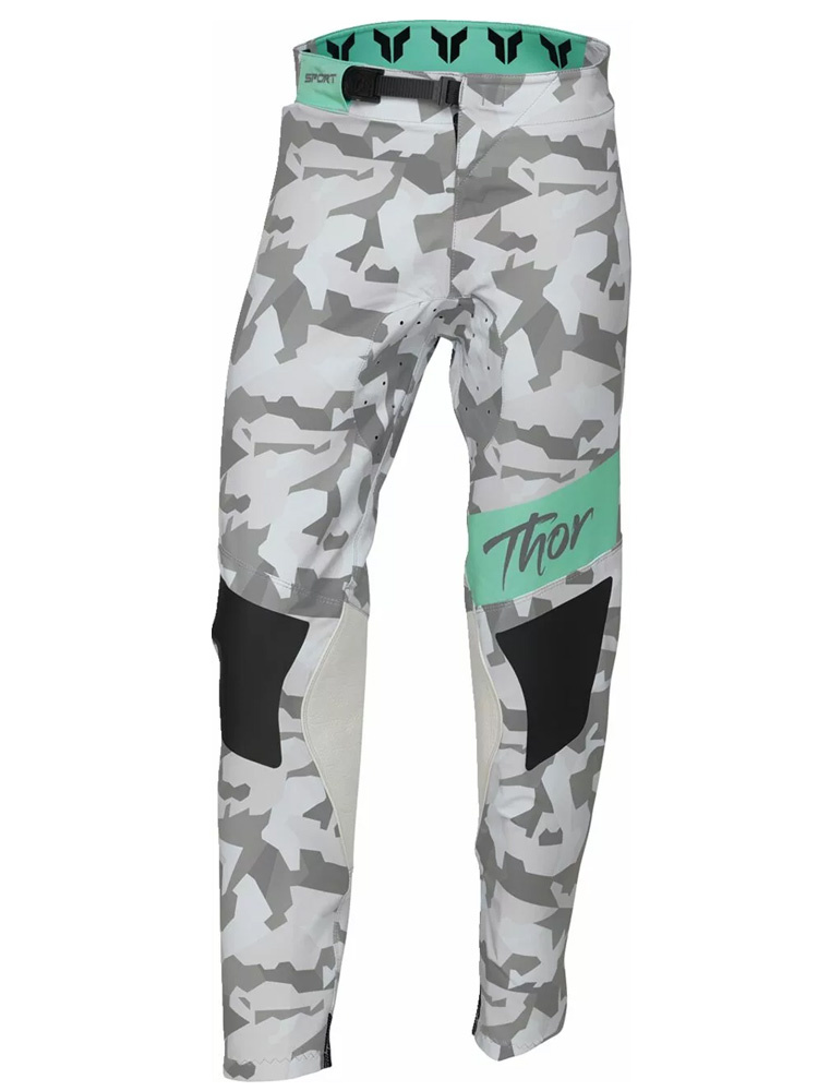 Spodnie cross damskie Thor Sportmode Shadow szaro-zielone