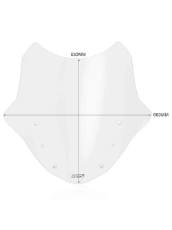 Szyba motocyklowa WRS Touring BMW R 1200 RT (14-18)/ R 1250 RT (19-20) przezroczysta