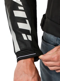 Kurtka motocyklowa skórzana REV’IT! Hyperspeed 3 Air czarno-biała