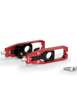 Napinacze łańcucha PUIG do motocykli Aprilia (wybrane modele) czerwone