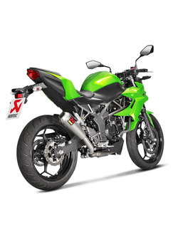 Tłumik motocyklowy Akrapović do Kawasaki Ninja 125/ Z125 (19-24), Ninja 250 SL/ Z250 SL (15-17) [Slip-On Line, Titanium]