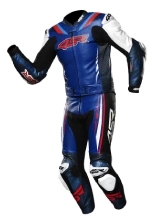 Kombinezon motocyklowy dwuczęściowy 4SR RR AR niebieski