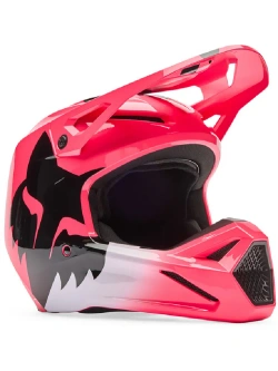 Kask enduro dziecięcy Fox V1 Shield różowy