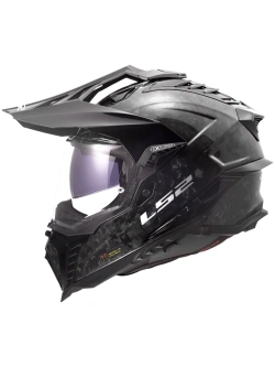 Kask adventure LS2 MX701 Explorer C Solid czarno-szary