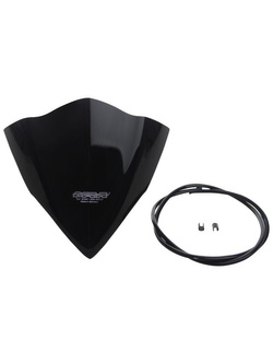 Szyba motocyklowa MRA oryginalny kształt "O" Kawasaki Z 750 R (11-14) czarna