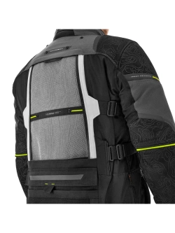 Kurtka motocyklowa tekstylna Shima Tracker szara