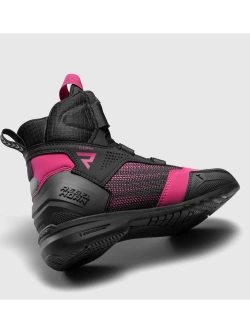 Buty motocyklowe Rebelhorn Core czarno-różowe
