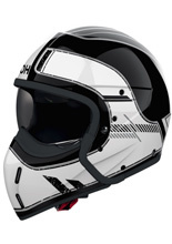 Kask modułowy Airoh J110 Raster czarno-biały połysk