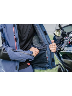 Kurtka motocyklowa tekstylna Klim Kodiak niebiesko-czerwona