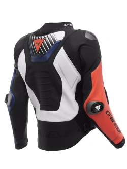 Kurtka motocyklowa skórzana Dainese Super Speed 5 czarno-niebiesko-czerwona
