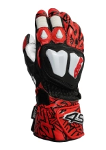 Rękawice motocyklowe 4SR RR Aramid Core czerwone