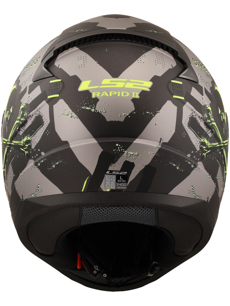 Kask integralny LS2 FF353 Rapid II Pirates titanium matowy