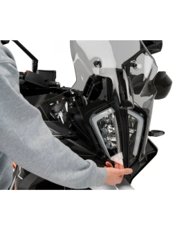 Osłona lampy PUIG w formie naklejki KTM 790/ 890 Adventure/ 890 SMT przeźroczysta 
