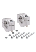 Podwyższenie kierownicy Hepco&Becker Triumph Speed Twin 1200 (22-) [20 mm w górę] srebrne