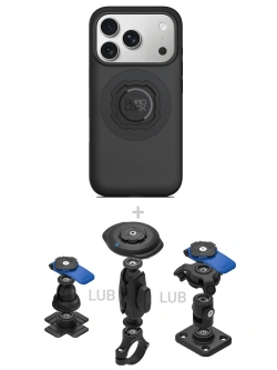 Zestaw 360 Quad Lock: etui MAG na telefon iPhone 18 Pro (magnetyczne) + wybrane komponenty