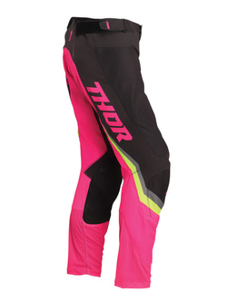 Spodnie cross damskie Thor Pulse Rev czarno-różowe