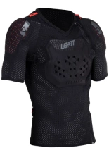 Koszulka z ochraniaczami Leatt Tee ReaFlex Stealth czarna