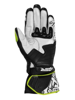 Rękawice motocyklowe 4SR RR Aramid Core biało-żółte