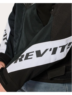 Kurtka motocyklowa tekstylna REV’IT! Hyperspeed 3 GT Air czarno-biała