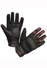 Rękawice motocyklowe Modeka Ennos czarno-czerwone