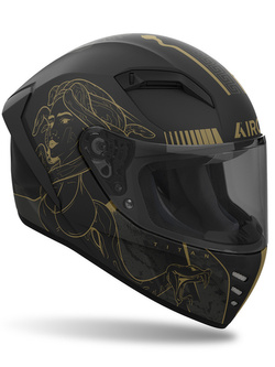 Kask integralny Airoh Connor Titan czarno-złoty