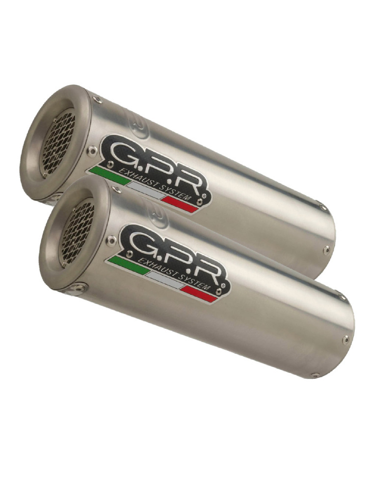 Podwójny tłumik G.P.R M3 Inox [Slip-On, Stainless Steel] - Honda VTR 1000 F Firestorm [97-07]