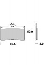 KLOCKI HAMULCOWE SBS 566 HF