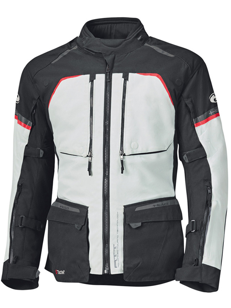 Kurtka motocyklowa tekstylna Held Tridale Top czarno-szara