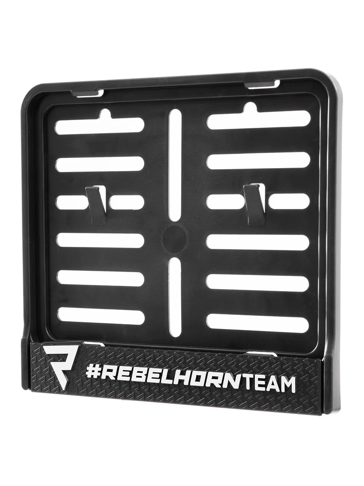 Ramka na tablicę rejestracyjną Rebelhorn Team czarna