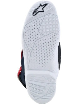 Buty enduro dziecięce Alpinestars MX Tech 7S biało-fioletowo-niebieskie