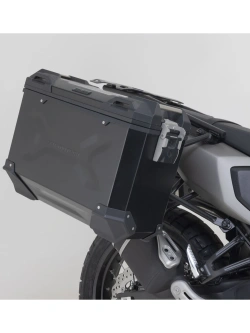 Zestaw: kufry boczne 37/45 + kufer centralny + stelaże TRAX ADV SW-Motech Yamaha Tenere 700 (wybrane modele) czarne
