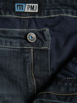 Jeansy motocyklowe damskie PMJ New Florida niebieskie
