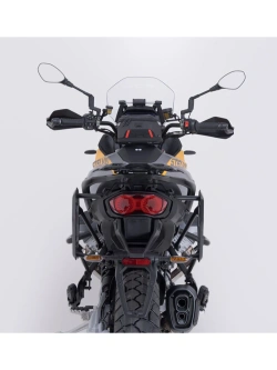 Zestaw: kufry boczne DUSC L + kufer centralny DUSC L + stelaże PRO + stelaż Adventure-Rack SW-Motech Moto Guzzi Stelvio 1000 (23-) [poj.: 3 x 41l]